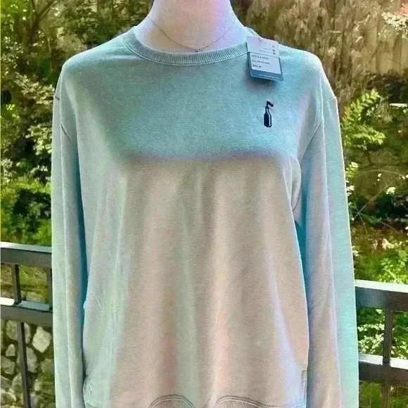 NWT-Ahead Ladies sweater-Size Medium-Light Blue - Picture 8 of 8